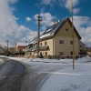 Zima v obci fotoaparátem R. Růžičky
